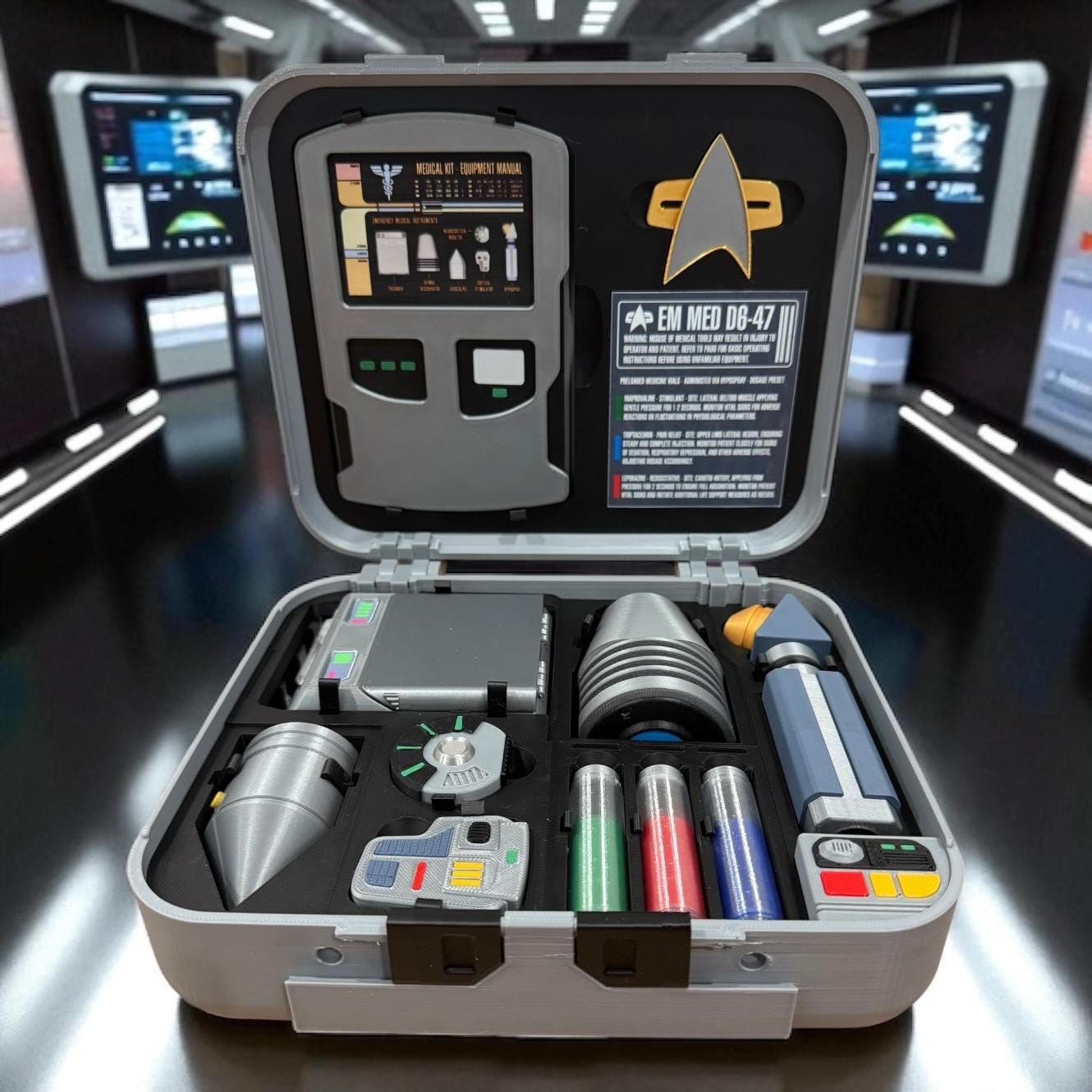 Med Kit: 3D Printed Voyager, TNG Cosplay Prop