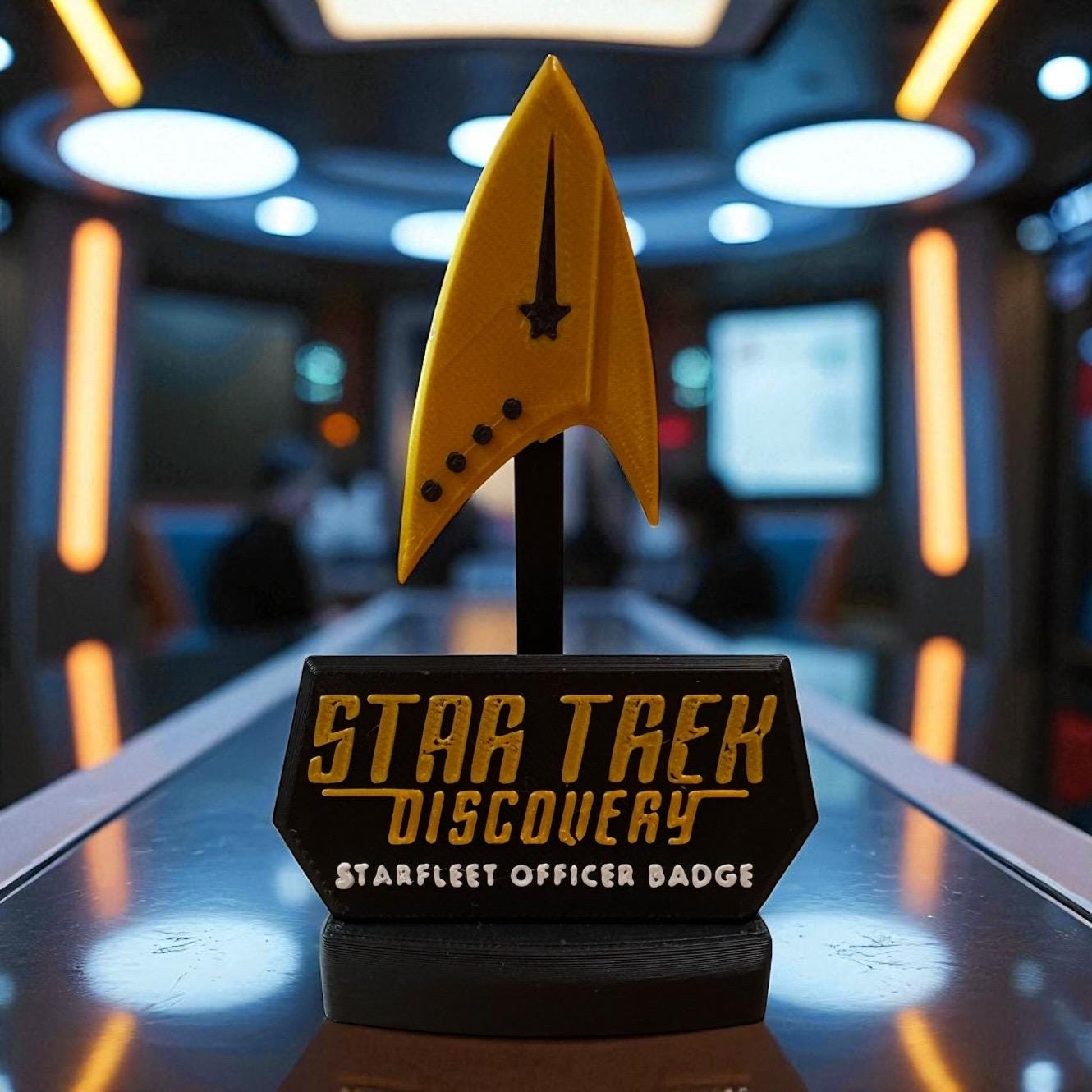 Combadge | Discovery | Multiple Variants | 3D Printed | TV Movie Memorabilia Replica Props | Cosplay Props | Costume