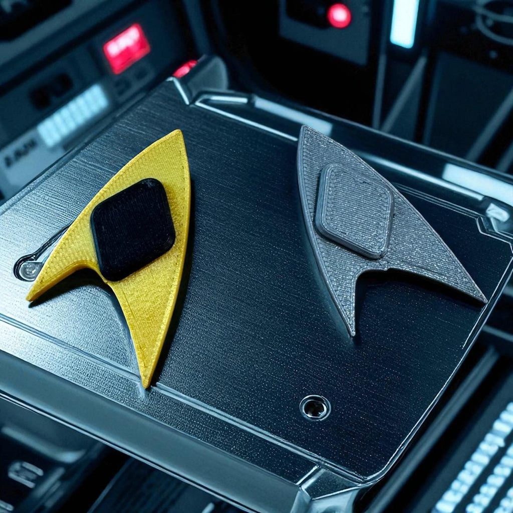 Combadge | Discovery | Multiple Variants | 3D Printed | TV Movie Memorabilia Replica Props | Cosplay Props | Costume