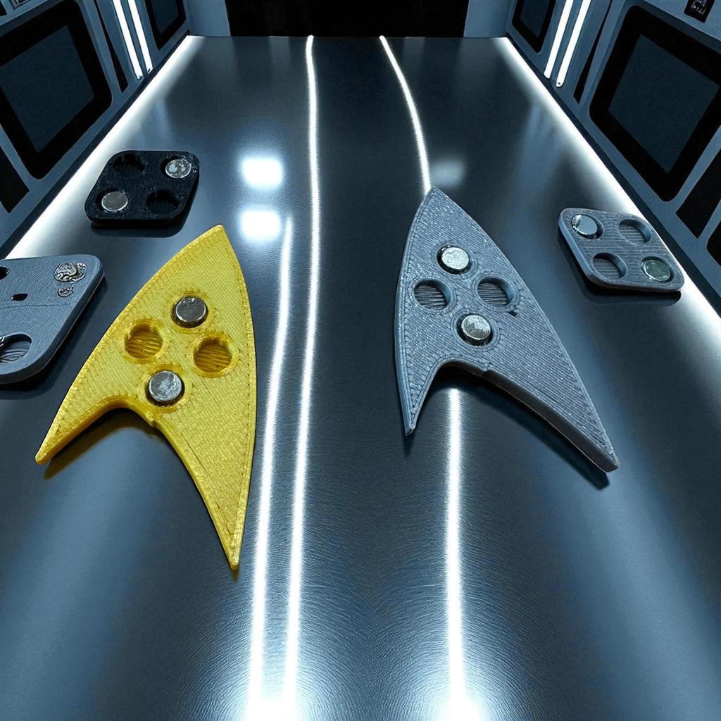 Combadge | Discovery | Multiple Variants | 3D Printed | TV Movie Memorabilia Replica Props | Cosplay Props | Costume