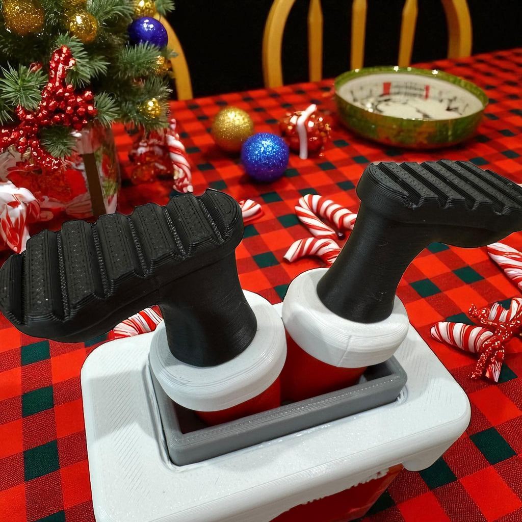 3D Printed Christmas Countdown: Santa's Legs Holiday Decor