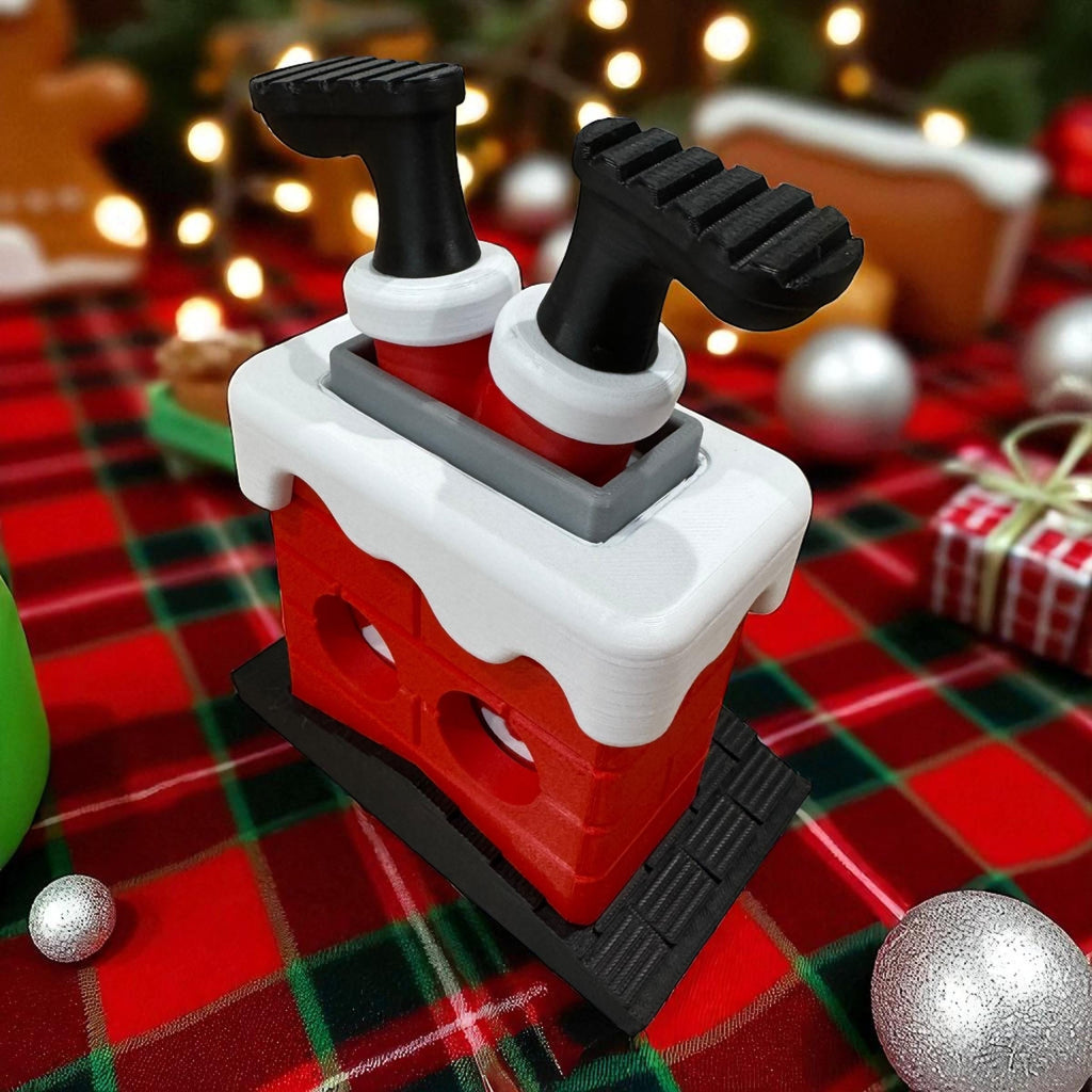 3D Printed Christmas Countdown: Santa's Legs Holiday Decor