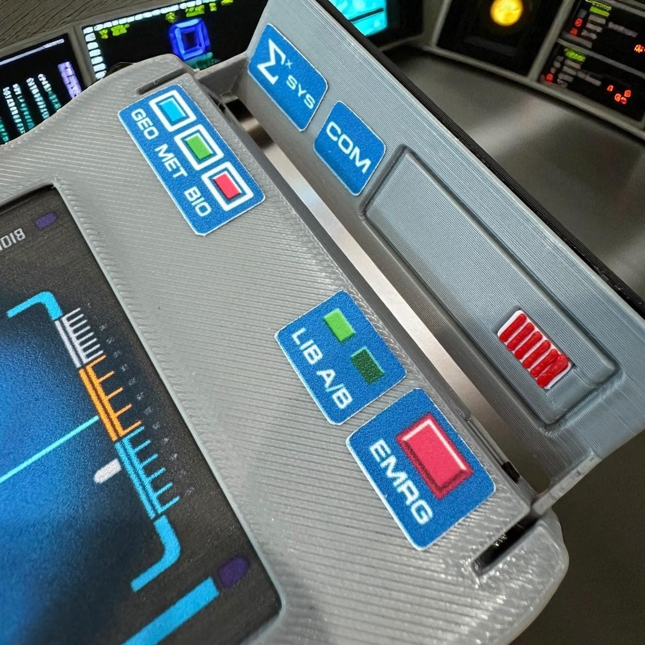 Tricorder | Nemesis | 3D Printed | TV Movie Memorabilia Replica Props | Cosplay Props | Costume