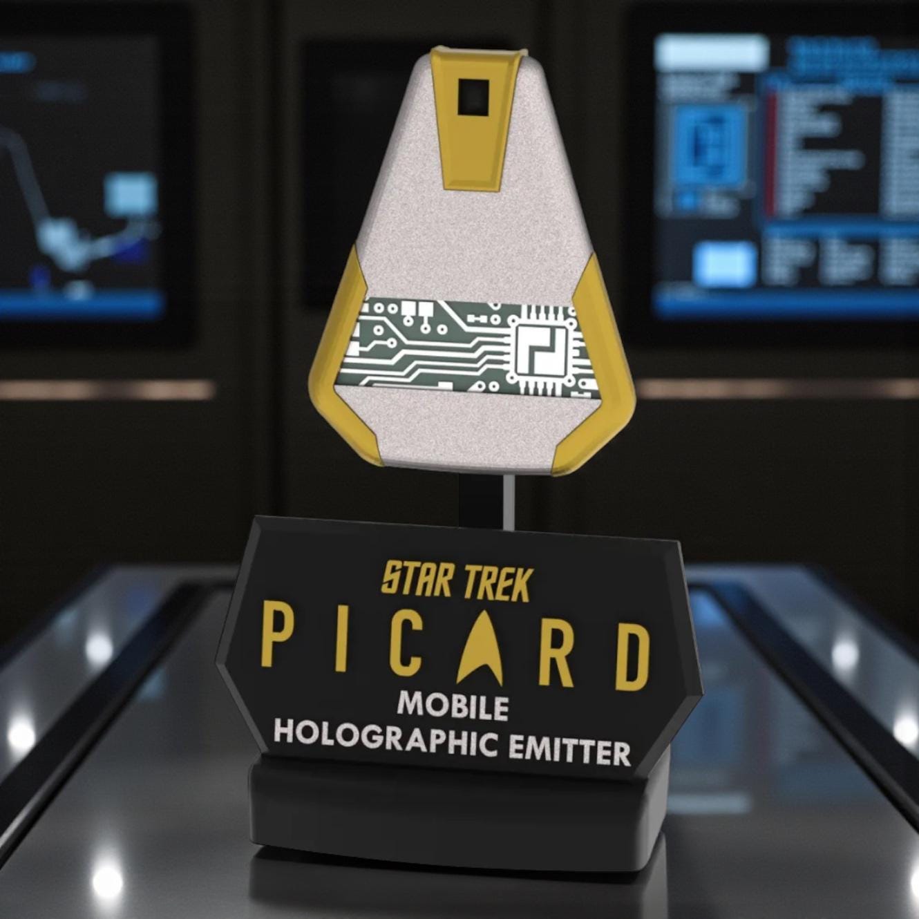 Holo Emitter | Picard | 3D Printed | TV Movie Memorabilia Replica Props | Cosplay Props | Costume