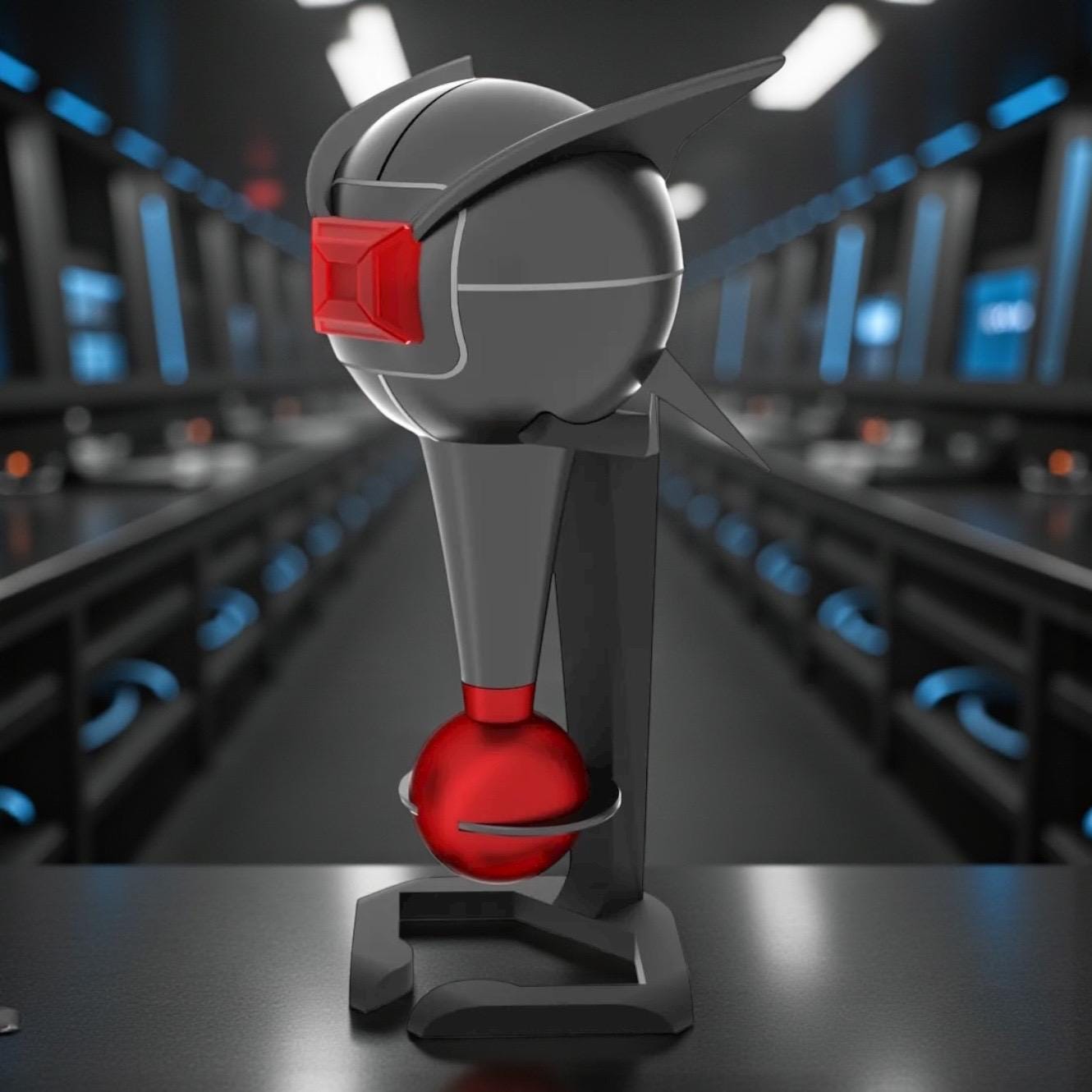 Agimus Drone | Lower Decks | 3D Printed | TV Movie Memorabilia Replica Props | Cosplay Props | Costume