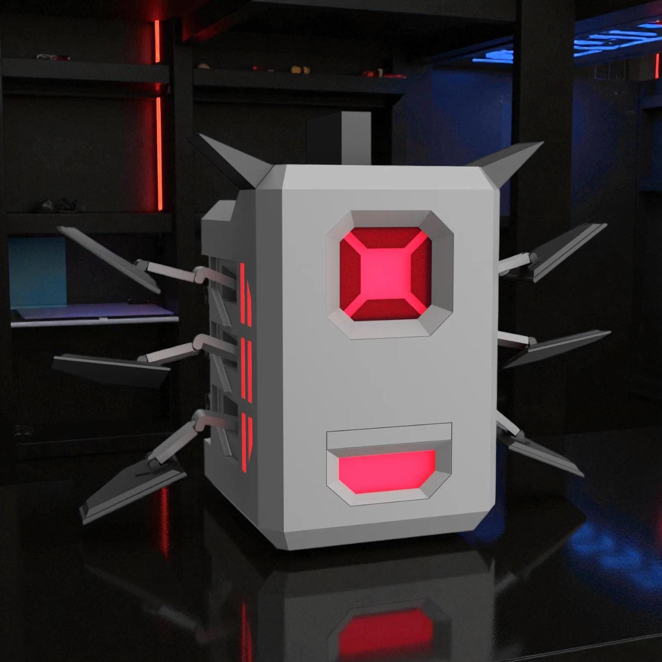 Agimus | Lower Decks | 3D Printed | TV Movie Memorabilia Replica Props | Cosplay Props | Costume