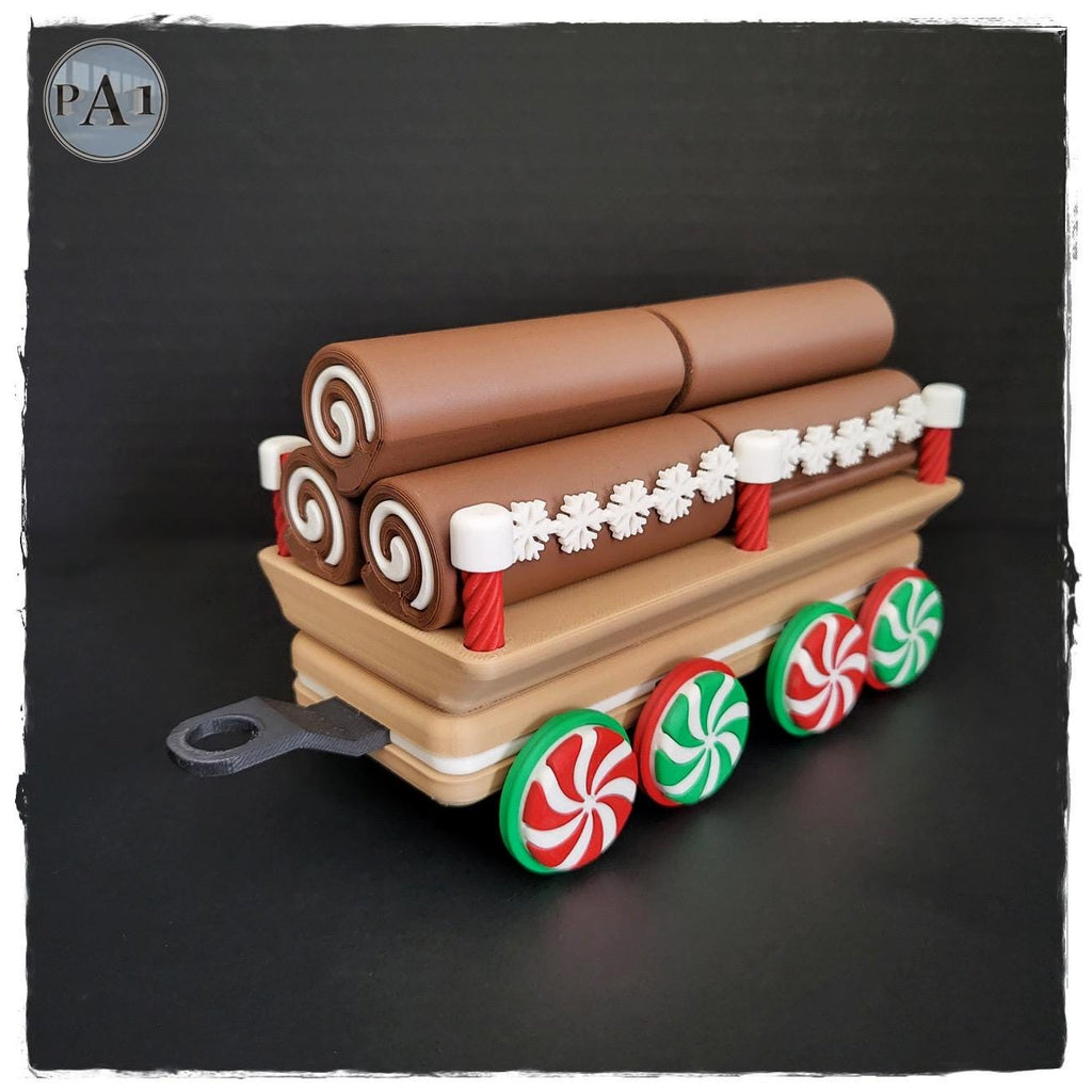 3D Printed Christmas Train Kit: Holiday Decor