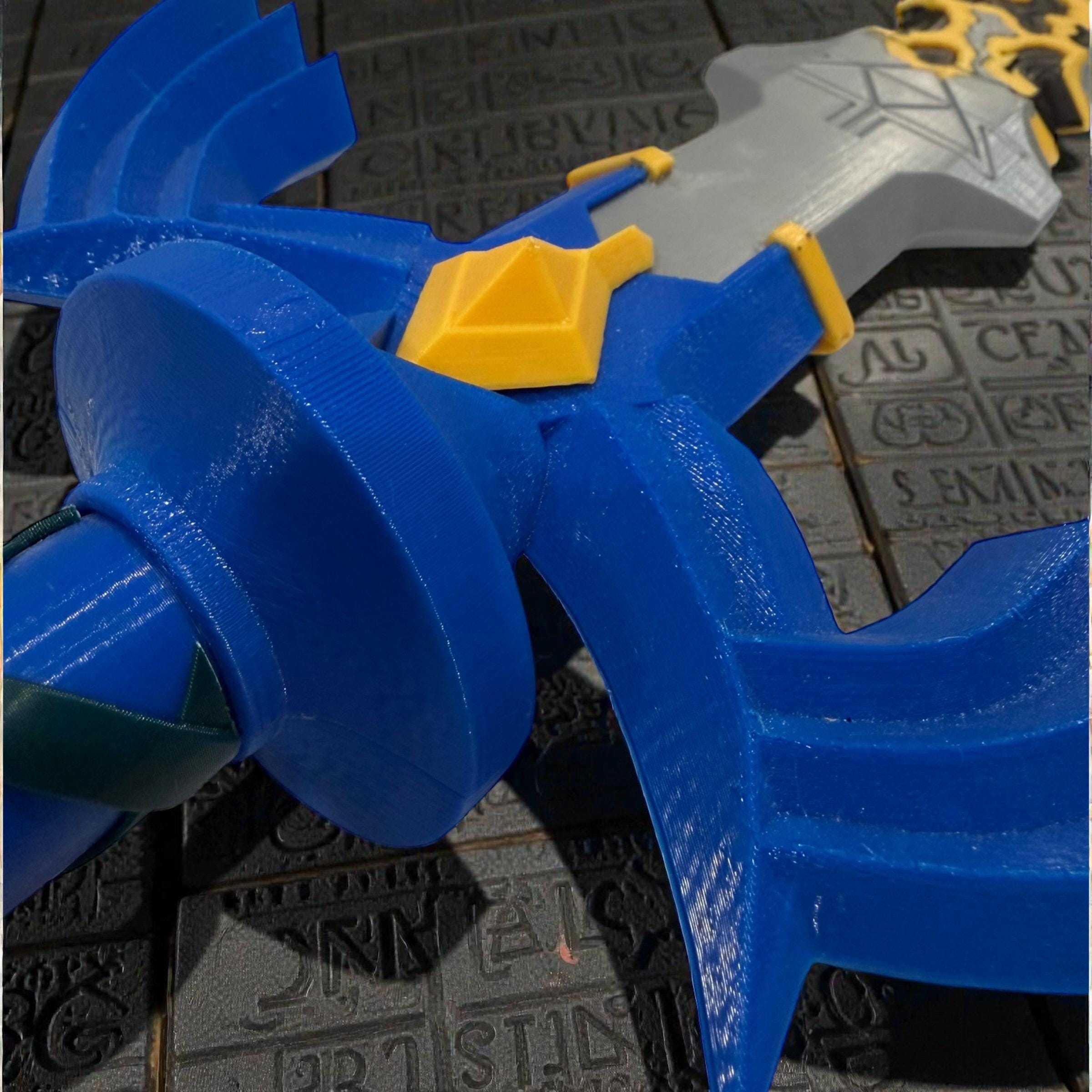 Decayed Master Sword-3D Printed Video Game Prop