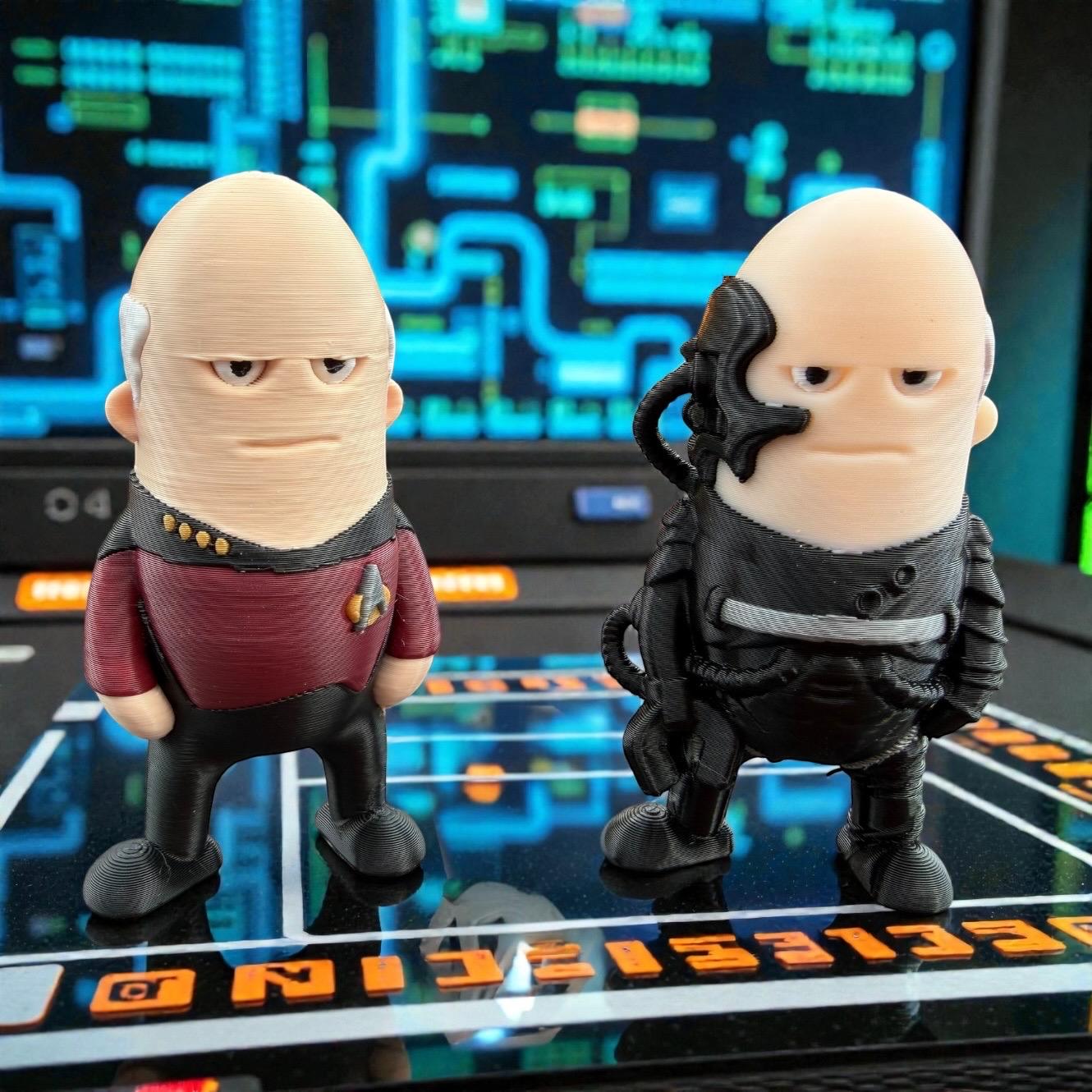 Star Trek Minis | The Next Generation | 3D Printed