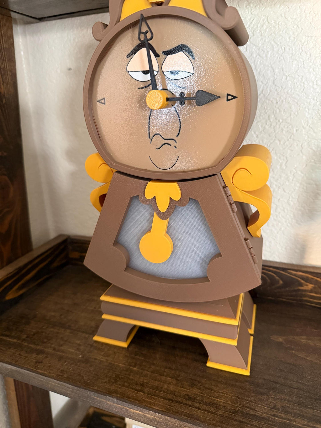 Cogsworth-Inspired Animated Clock – 3D Printed Desk or Shelf Decor