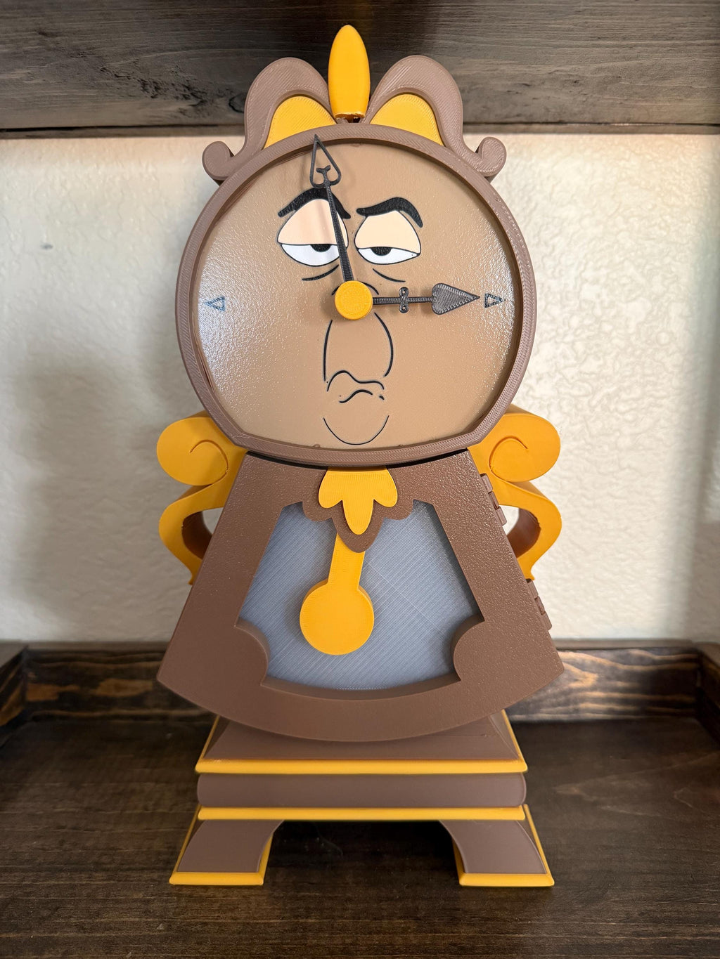 Cogsworth-Inspired Animated Clock – 3D Printed Desk or Shelf Decor