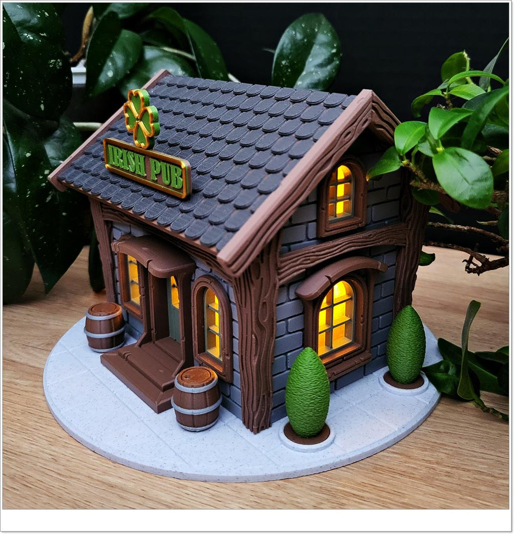 Fairy Garden | Irish Pub | St. Patrick’s Day | 3D Printed