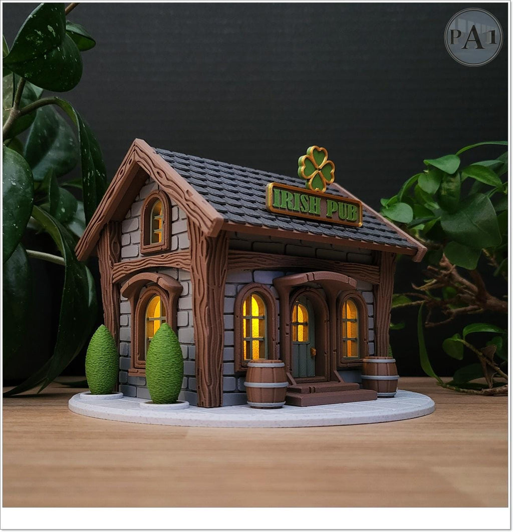 Fairy Garden | Irish Pub | St. Patrick’s Day | 3D Printed