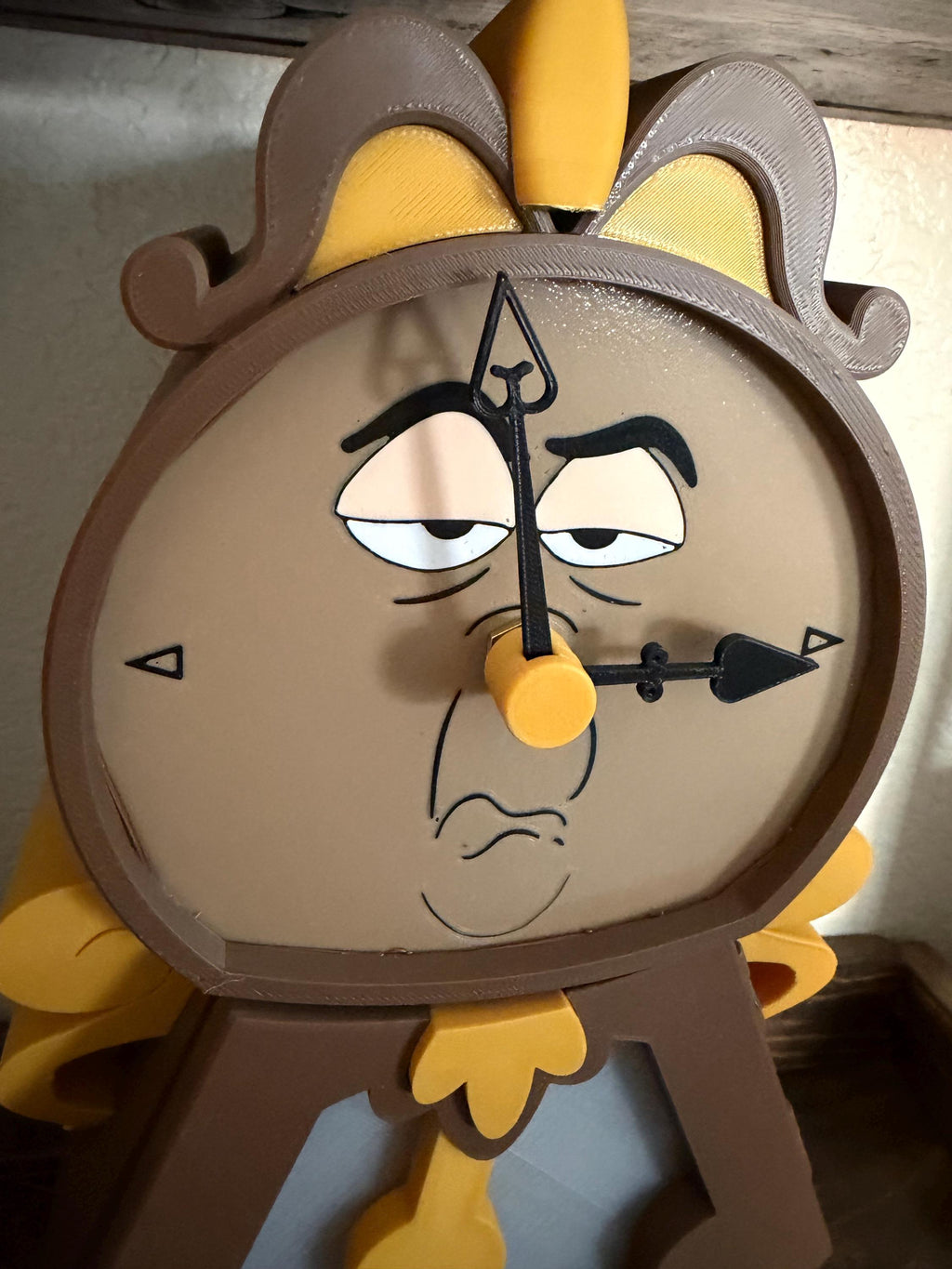 Cogsworth-Inspired Animated Clock – 3D Printed Desk or Shelf Decor