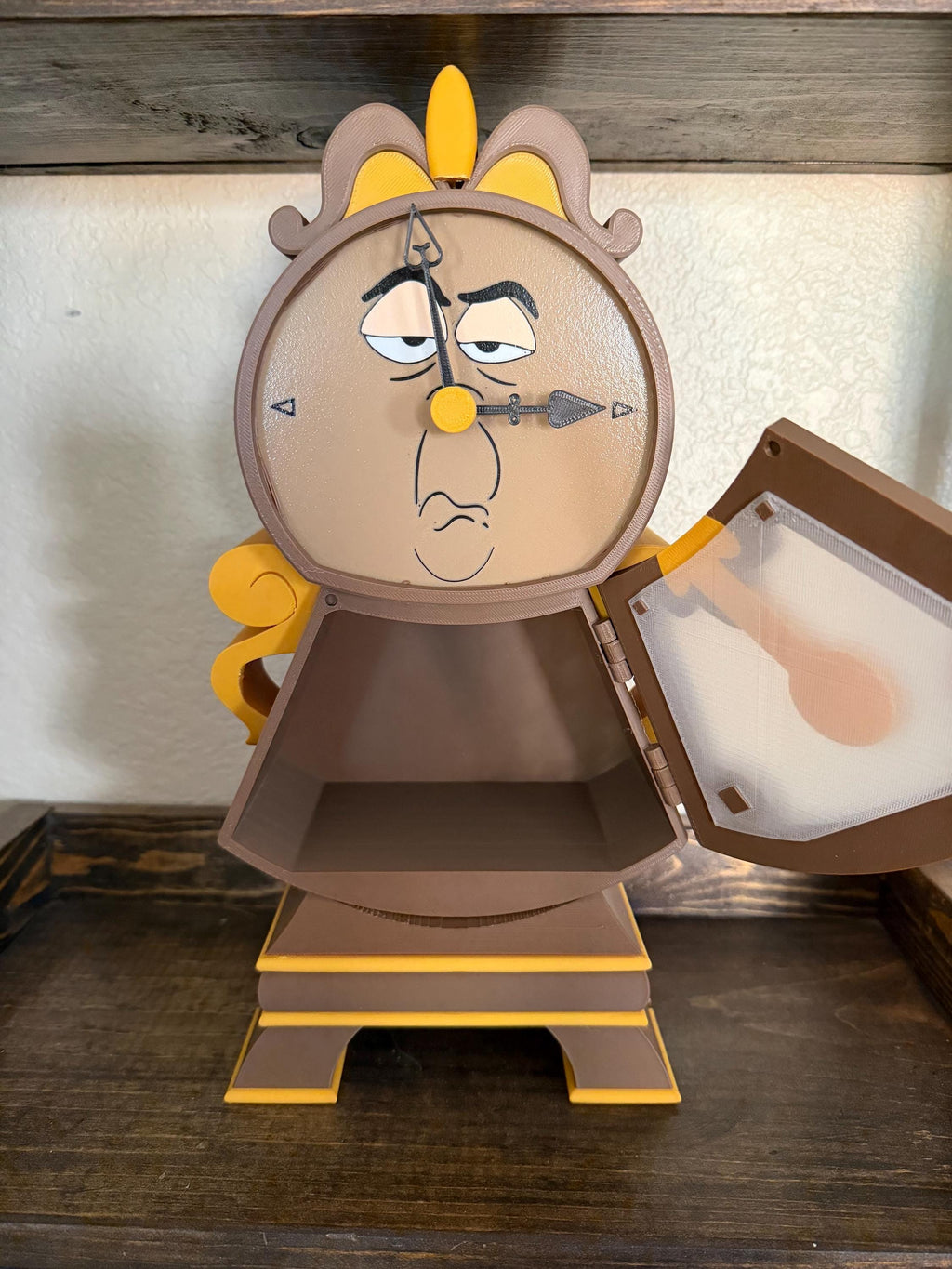 Cogsworth-Inspired Animated Clock – 3D Printed Desk or Shelf Decor