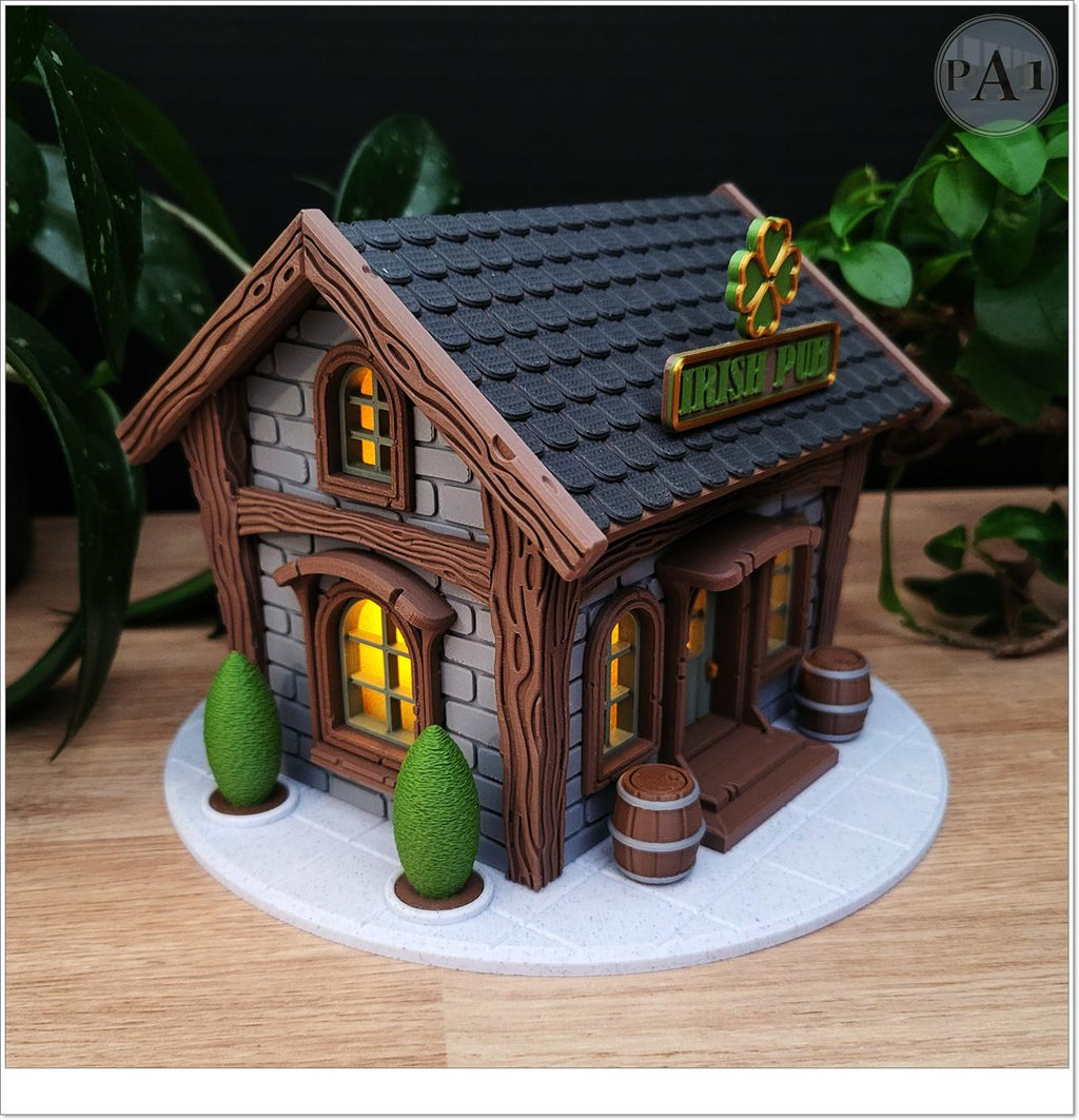 Fairy Garden | Irish Pub | St. Patrick’s Day | 3D Printed