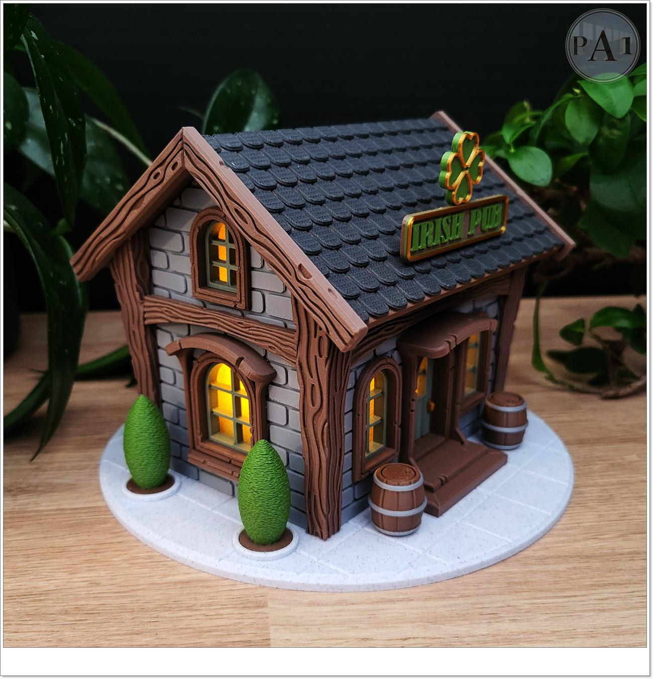 Fairy Garden | Irish Pub | St. Patrick’s Day | 3D Printed