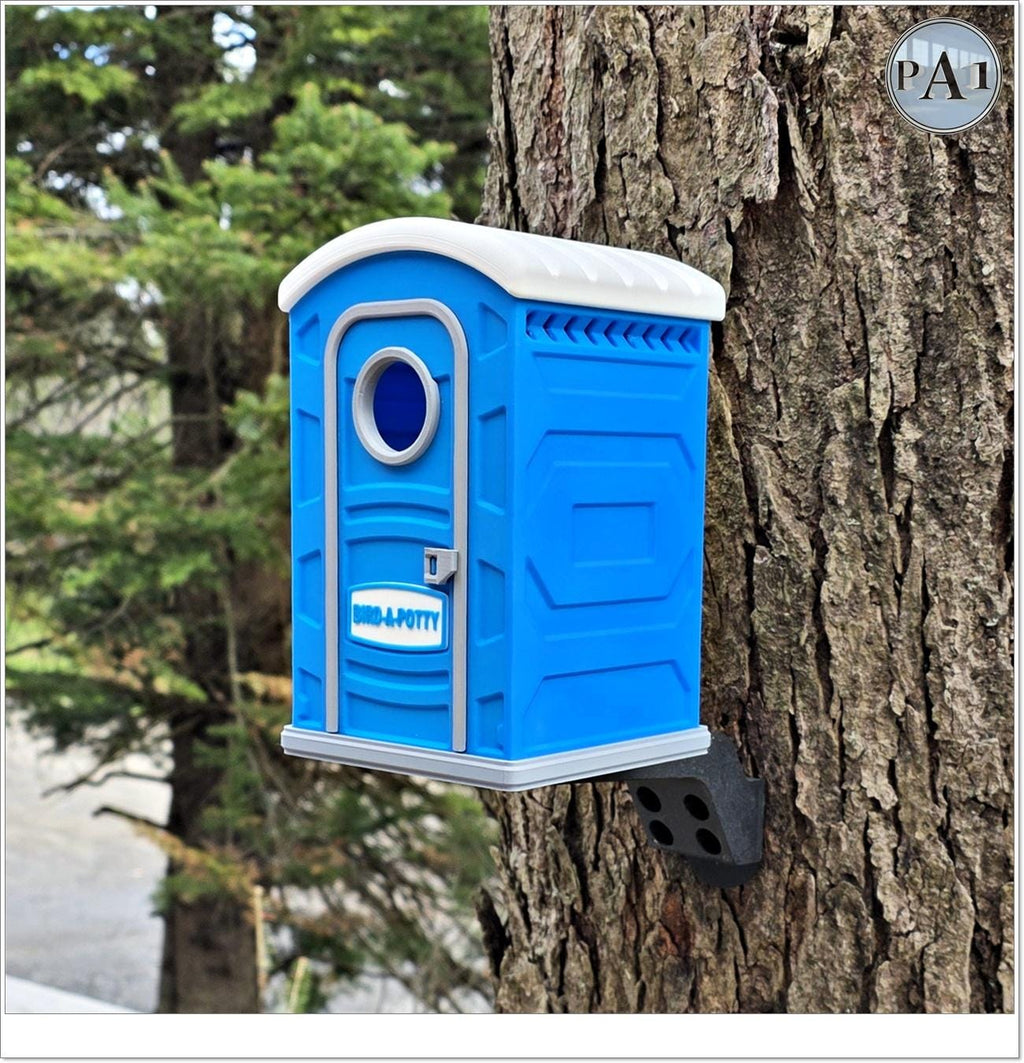 Bird-a-potty Bird House | 3D Printed | Birding