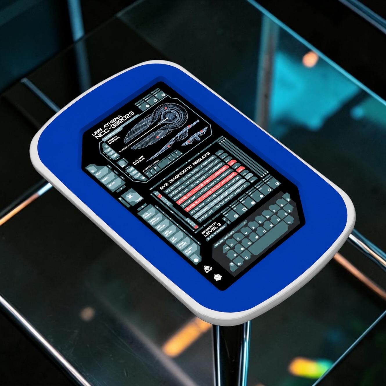 Starfleet Academy PADD | Cosplay Costume Prop | 3D Printed