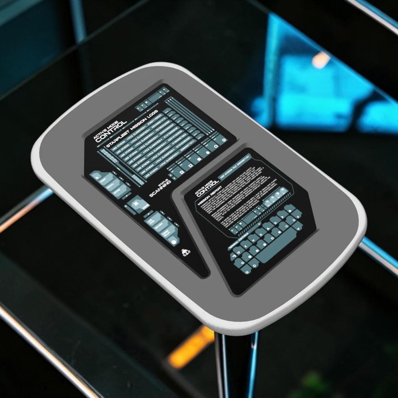 Starfleet Academy PADD | Cosplay Costume Prop | 3D Printed