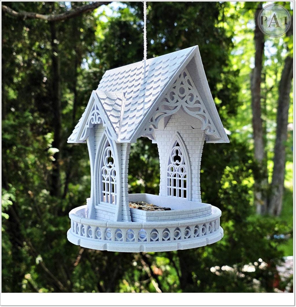 Gothic Gazebo Bird Feeder – 3D Printed Outdoor Feeder
