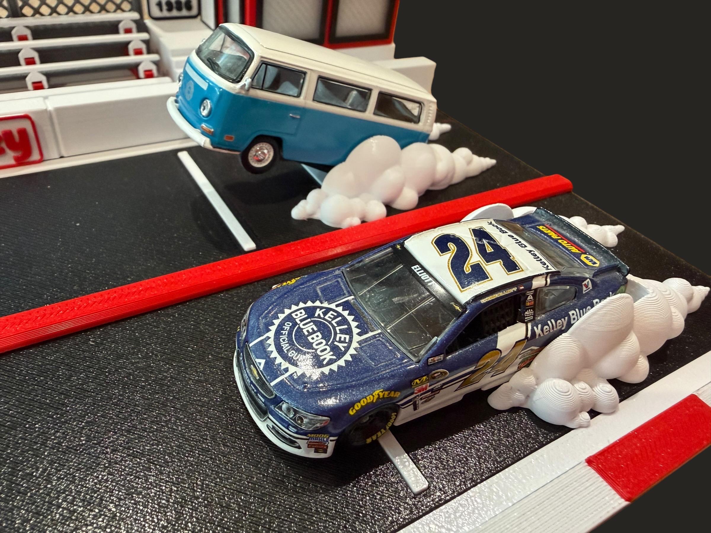 Drag Strip Diorama – 1:64 Scale – 3D Printed