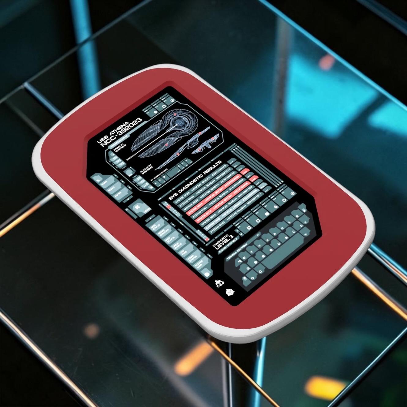 Starfleet Academy PADD | Cosplay Costume Prop | 3D Printed