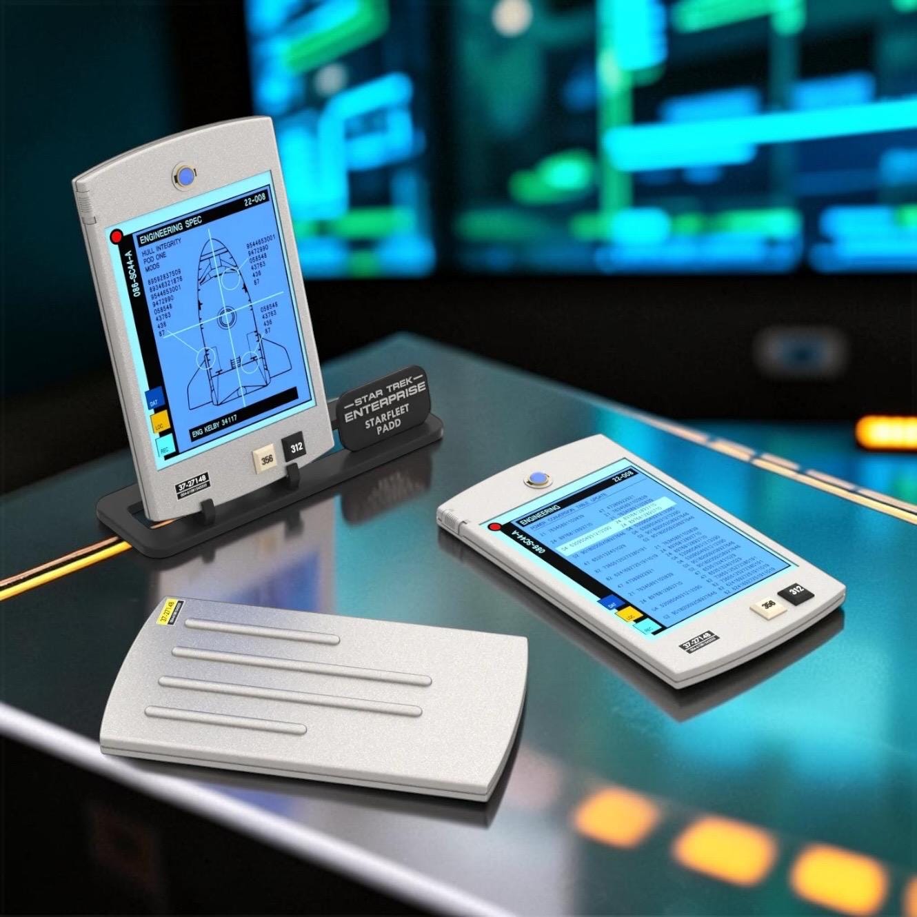 PADD | Enterprise | 3D Printed | TV Movie Memorabilia Replica Props | Cosplay Props | Costume
