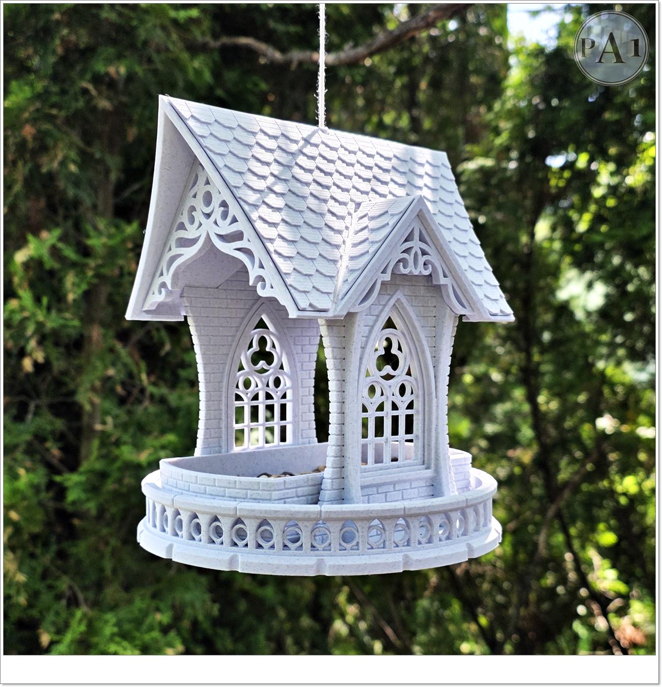 Gothic Gazebo Bird Feeder – 3D Printed Outdoor Feeder