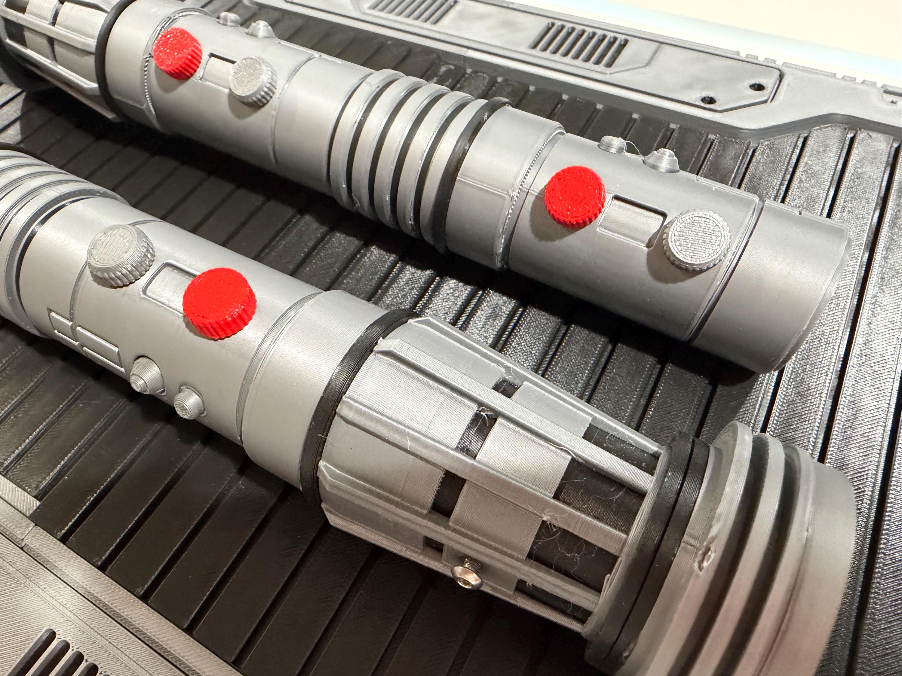 Darth Maul's Lightsaber | Working Light Up Sound FX, 3D Printed Saber