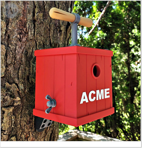 Acme Detonator Birdhouse | 3D Printed | Birding
