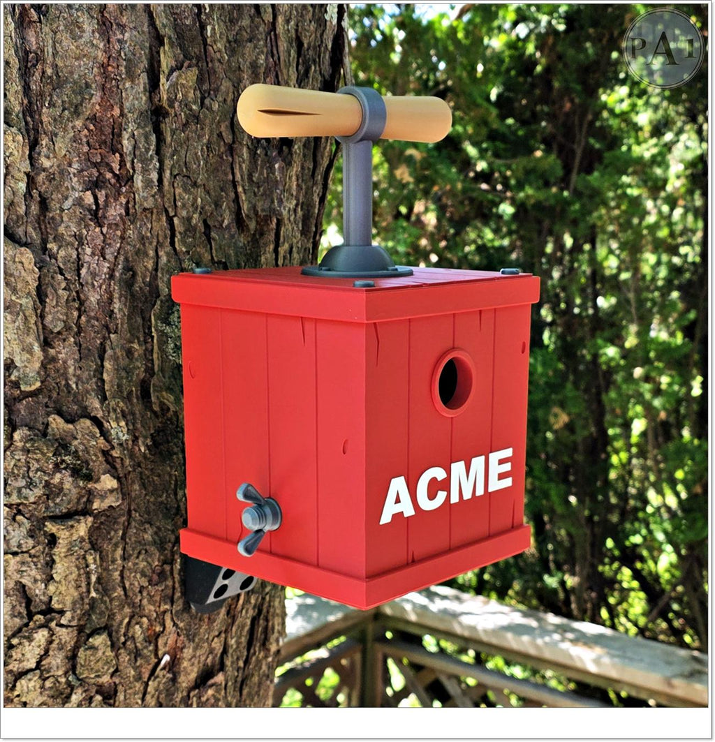 Acme Detonator Birdhouse | 3D Printed | Birding