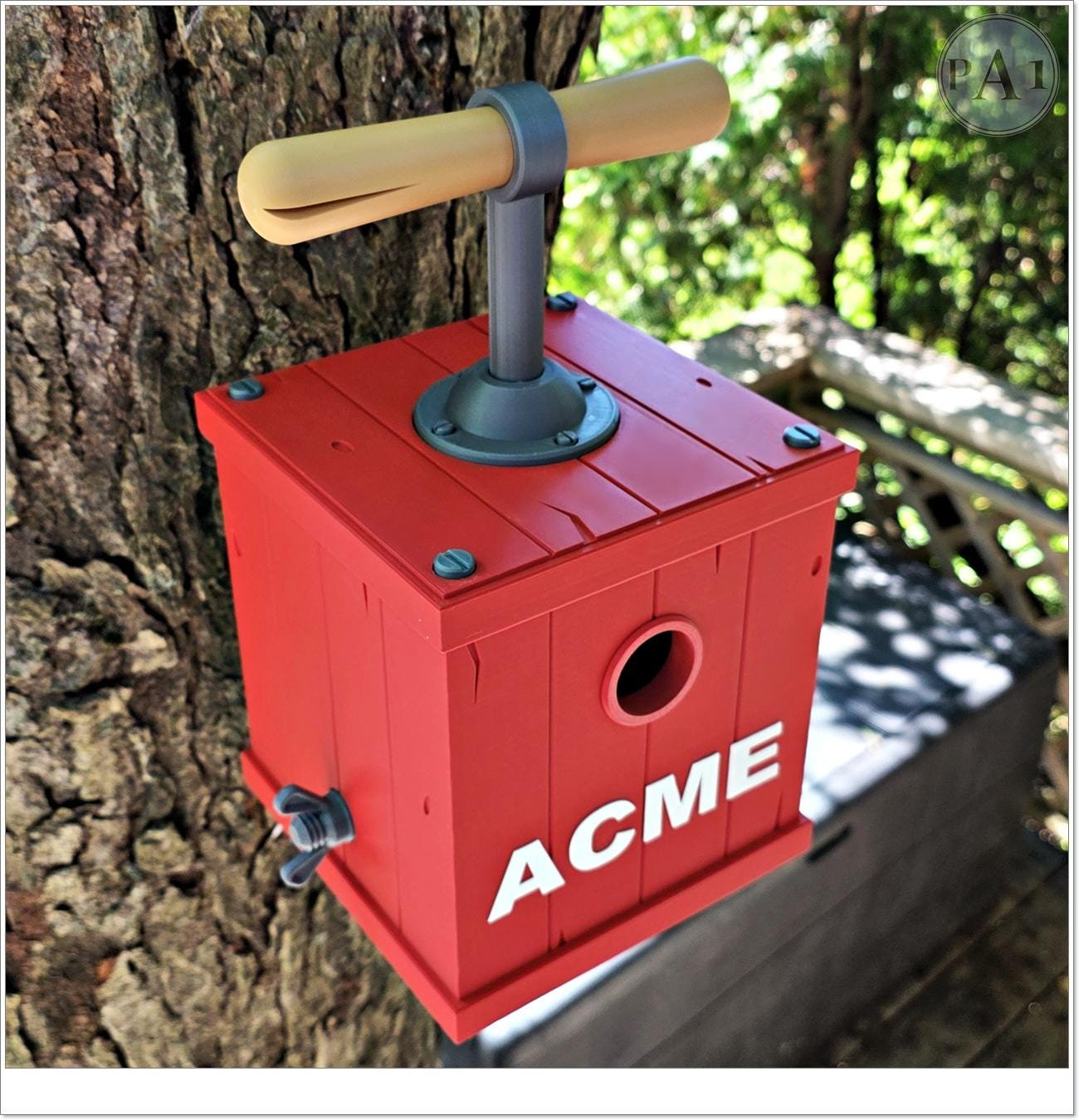Acme Detonator Birdhouse | 3D Printed | Birding
