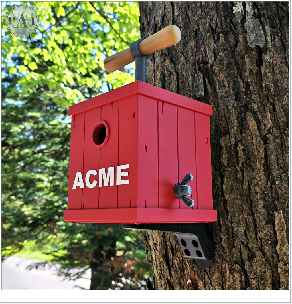 Acme Detonator Birdhouse | 3D Printed | Birding