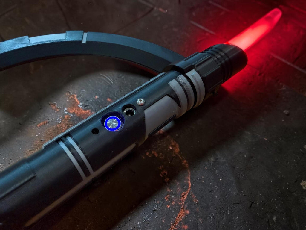 Starkiller Inquisitor | Working Light Up Sound FX, 3D Printed Saber