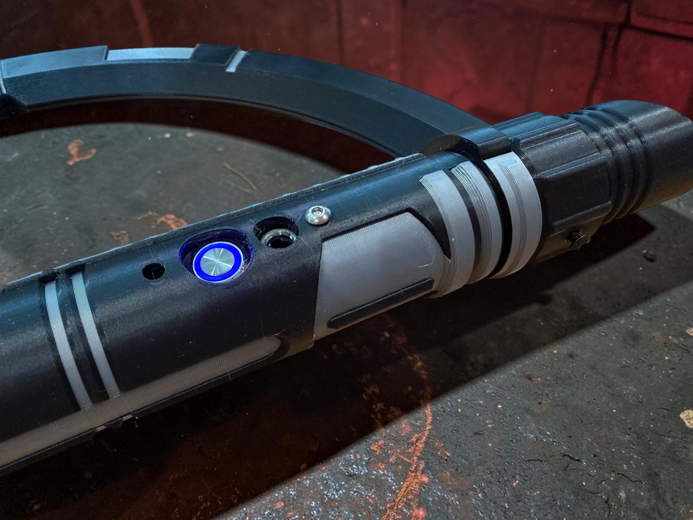 Starkiller Inquisitor | Working Light Up Sound FX, 3D Printed Saber