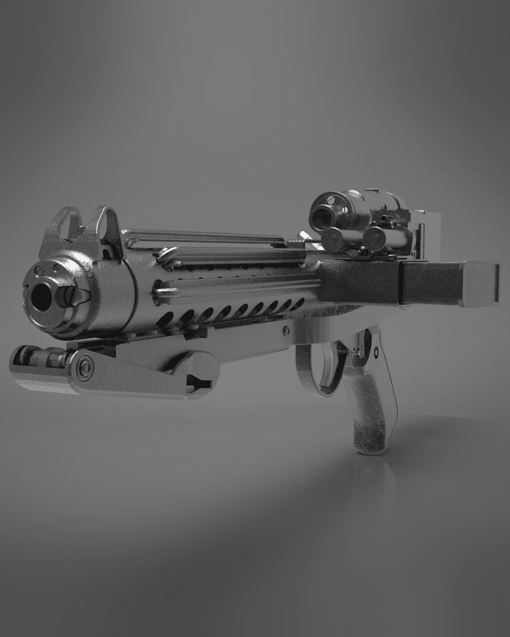 E-11 Blaster Rife | 3D Printed Movie Prop-Non-Functional