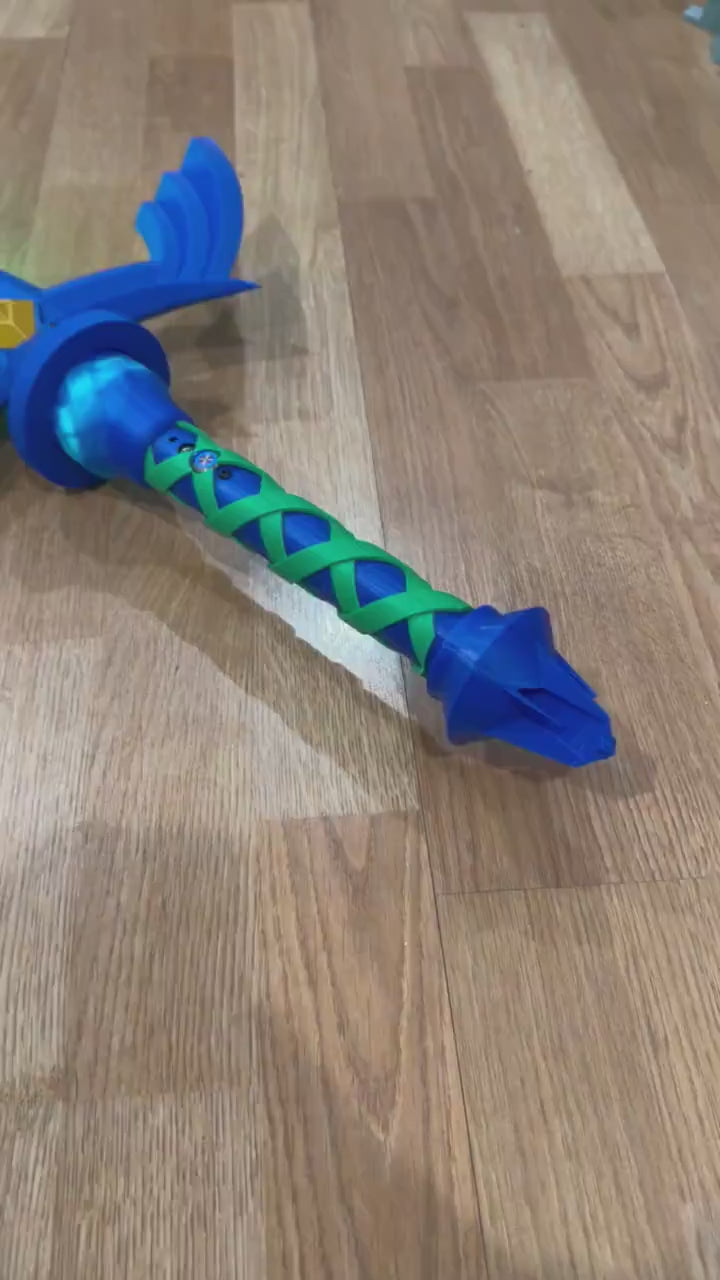 Master Sword Lightsaber-3D Printed Video Game Prop