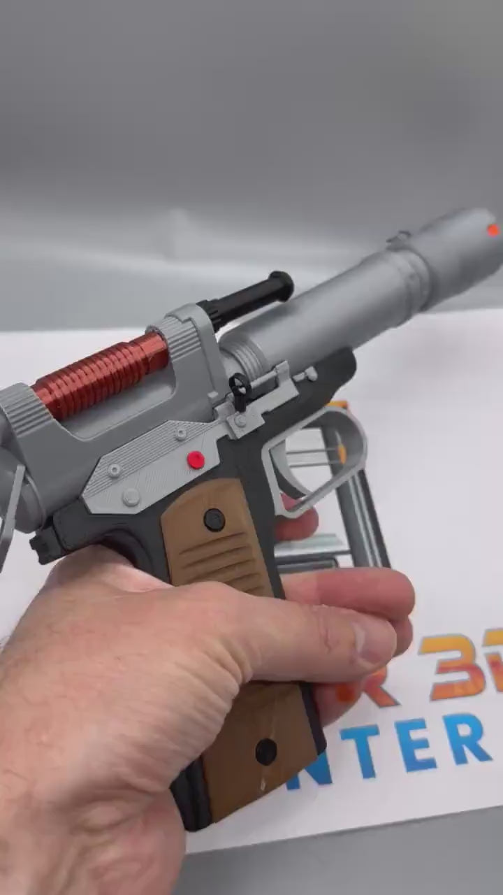 Kay Vess Blaster VM-19 Toy | Fully Assembled | No Paint Required | 3D Printed | Galactic Empire | Pyke | Movie Prop-Non-Functional