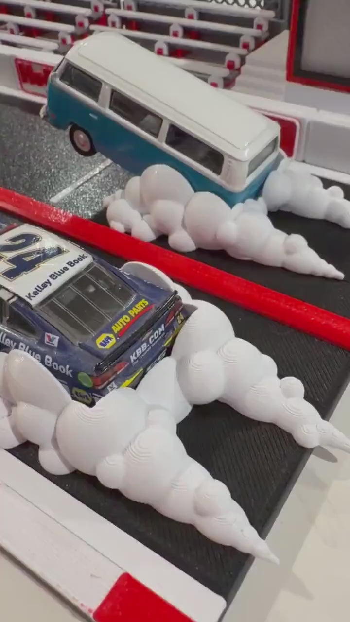 Drag Strip Diorama – 1:64 Scale – 3D Printed
