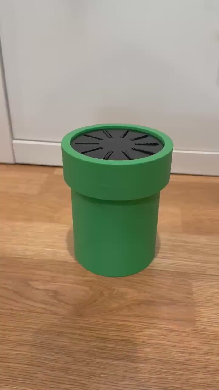 Switch Spinning Game Storage | Mario Pipe | Rotating Spinner | 3D Printed | Fits all Switch Game Cartridges