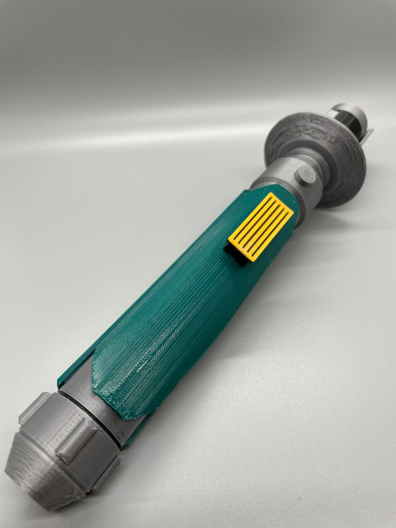 Kanan Jarrus' Lightsaber | No Paint Required | 3D Printed | Galaxy's Edge | Clone Wars | Lightsaber Display Mount on Desk or Wall