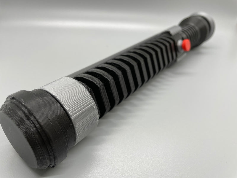 Qui-Gon Jinn’s Lightsaber | No Paint Required | 3D Printed | Galaxy's Edge | Clone Wars | Lightsaber Display Mount on Desk or Wall