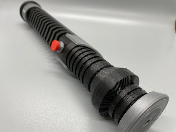 Qui-Gon Jinn’s Lightsaber | No Paint Required | 3D Printed | Galaxy's Edge | Clone Wars | Lightsaber Display Mount on Desk or Wall