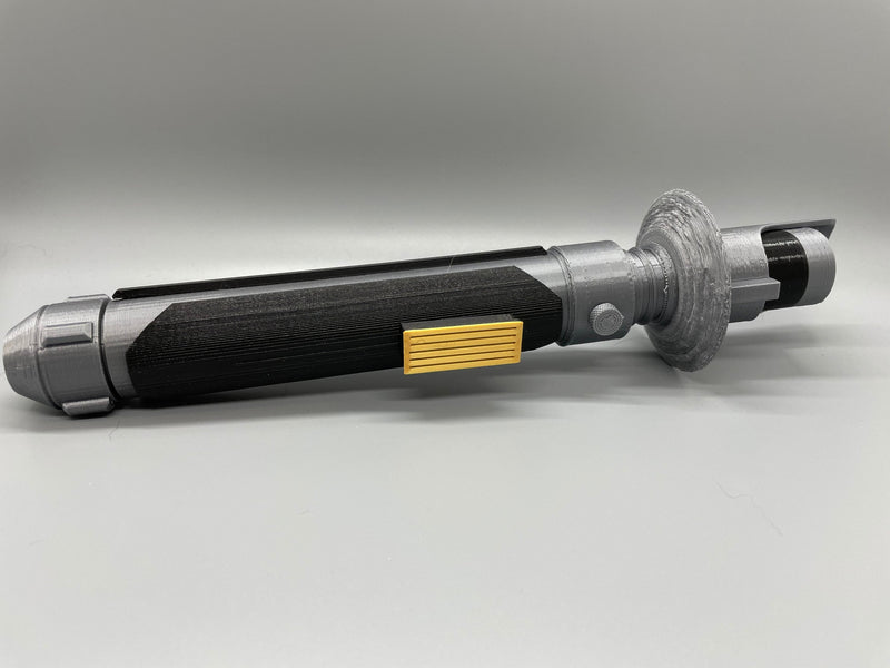Kanan Jarrus' Lightsaber | No Paint Required | 3D Printed | Galaxy's Edge | Clone Wars | Lightsaber Display Mount on Desk or Wall