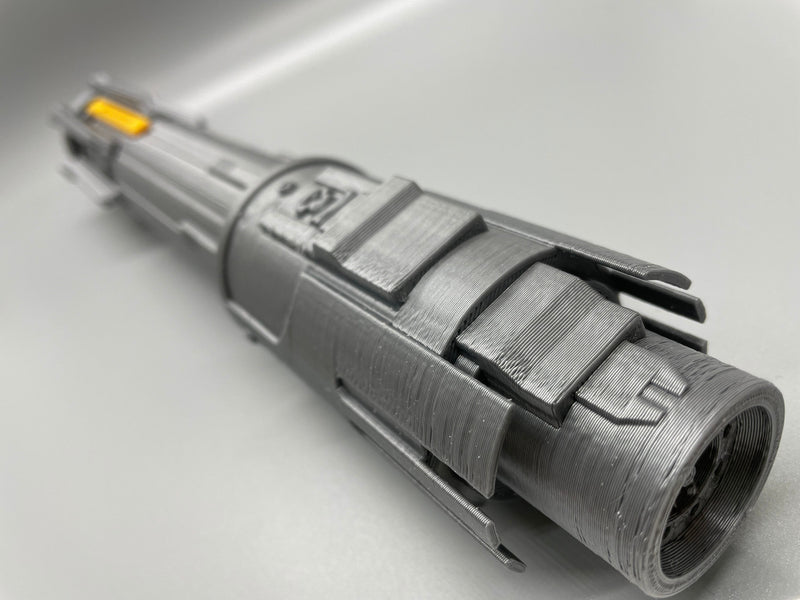 Ben Solo's Lightsaber | No Paint Required | 3D Printed | Galaxy's Edge | Clone Wars | Lightsaber Display Mount on Desk or Wall