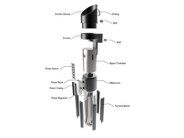 Darth Vader’s Lightsaber | 3D Printed | Galaxy's Edge | Clone Wars | Lightsaber Display Mount on Desk or Wall