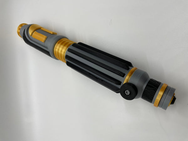 Mace Windu's Lightsaber | No Paint Required | 3D Printed | Galaxy's Edge | Clone Wars | Lightsaber Display Mount on Desk or Wall