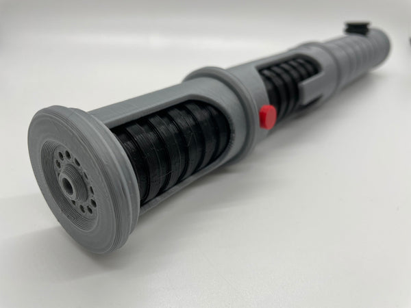 Quinlan Vos Lightsaber | No Paint Required | 3D Printed | Galaxy's Edge | Clone Wars | Lightsaber Display Mount on Desk or Wall