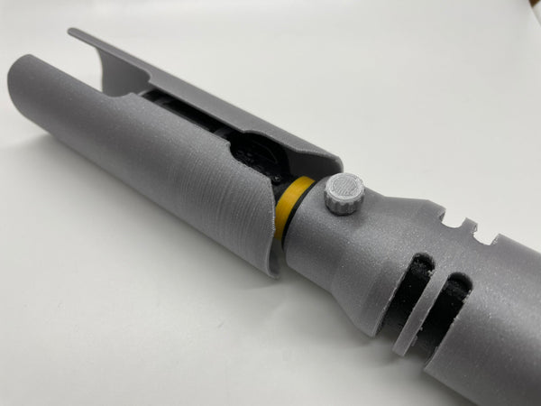Cal Kestis' Lightsaber | No Paint Required | 3D Printed | Galaxy's Edge | Clone Wars | Lightsaber Display Mount on Desk or Wall